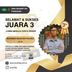 SMA Maarif Nu Pandaa Borong juara