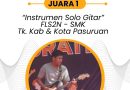 SMKN 1 Grati Juara Instrumen Solo Gitar